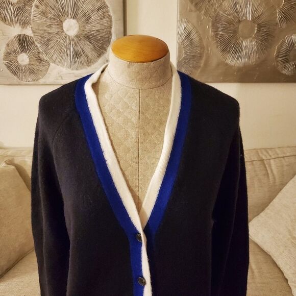Court & Rowe Kenmare Stripe Trim Cardigan - Picture 4 of 12
